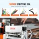 Buy Cast Iron Automatic Wire Stripping Machine 370W Motorized Electric Wire Stripper 1.5-36mm 27m/min Wire Stripper with Extra Hand Crank 11 Channels for Copper Scrap Recycling