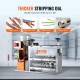 Buy Cast Iron Automatic Wire Stripping Machine 750W Motorized Electric Wire Stripper 1.5-32mm 30m/min Wire Stripper with Extra Hand Crank 10 Channels for Copper Scrap Recycling