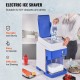 Buy Commercial Ice Crusher Machine 120kg/h Electric Ice Crusher 650W Commercial Ice Crusher 4 Stainless Steel Blades ABS Body