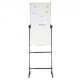 Buy Rolling Magnetic Whiteboard 48" x 24" Double Sided Mobile Whiteboard Dry Erase Board with Reversible Whiteboard Stand 360° Adjustable Height with 3 Markers 1 Eraser