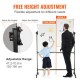 Buy Rolling Magnetic Whiteboard 122x91.5 cm Double Sided Mobile Whiteboard Dry Erase Board with Reversible Whiteboard Stand 360° Adjustable Height with 3 Markers 1 Eraser