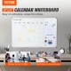 Buy Calendar Board 36" x 24" Magnetic Dry Erase Board 2 in 1 Monthly Planner Board for Wall Aluminum Frame with 2 Markers 1 Eraser 6 Magnets for Scheduling