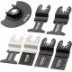 Buy Oscillating Multitool Saw Blades 50pcs Oscillating Saw Blades 1-3/4", 1-3/8", 3-1/2" Oscillating Tool Blades HCS + Stainless Steel Material for Wood and Metal