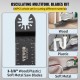 Buy Oscillating Multitool Saw Blades 100 pcs Oscillating Saw Blades Kit 1-3/8 inch Oscillating Tool Blades HCS Material with Plastic Case for Wood and Metal