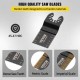 Buy Oscillating Multitool Saw Blades 100 pcs Oscillating Saw Blades Kit 1-3/8 inch Oscillating Tool Blades HCS Material with Plastic Case for Wood and Metal