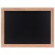 Comprar Quadro de menu preto com moldura de madeira pendurado na parede 457 x 610 mm Quadro negro com giz para mensagens Quadro negro magnético para restaurante, bar, café, cozinha, decoração de casa e casamentos