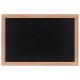 Pizarra Negra de Menú con Marco de Madera Colgante de Pared 762 x 508 mm Pizarra con Tiza para Mensajes Pizarra Magnética para Restaurante, Bar, Cafetería, Cocina, Decoración del Hogar y Bodas