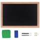 Comprar Quadro de menu preto com moldura de madeira pendurado na parede 762 x 508 mm Quadro negro com giz para mensagens Quadro negro magnético para restaurante, bar, café, cozinha, decoração de casa e casamentos