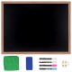 Buy Black Chalkboard Menu Board with Wooden Frame Wall Hanging 889 x 1168 mm Chalkboard Message Board Magnetic Chalkboard for Restaurant, Bar, Cafe, Kitchen, Home Decor and Weddings