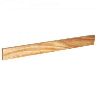 VEVOR Portacuchillas magnético extrafuerte de 23,5 pulgadas, barra magnética para cuchillos, soporte de pared de madera de acacia, sin taladro, multifunción para portacuchillos, utensilios de cocina