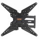 Buy TV Wall Mount for 26"-55" Screen TVs Load 45kg Tilt and Swivel TV Bracket VESA 400x400mm Max Carbon Steel Wall Mount for Home Office