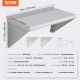 Buy Stainless Steel Wall Shelf 610x305x63mm Floating Shelf with Triangle Bracket Max Load 104kg Wall Shelf for Books Picture Frames Plants Office Bathroom Kitchen