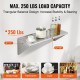 Buy Stainless Steel Wall Shelf 915x305x63mm Floating Shelf with Triangle Bracket Max Load 113kg Wall Shelf for Books Picture Frames Plants Office Bathroom Kitchen