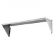 Buy Stainless Steel Wall Shelf 1219x305x63mm Floating Shelf with Triangle Bracket Max Load 127kg Wall Shelf for Books Picture Frames Plants Office Bathroom Kitchen