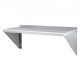 Buy Stainless Steel Wall Shelf 915 x 356 x 63 mm Floating Shelf with Triangle Bracket Max Load 136kg Wall Shelf for Books Picture Frames Plants Office Bathroom Kitchen