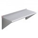 Buy Stainless Steel Wall Shelf 915 x 356 x 63 mm Floating Shelf with Triangle Bracket Max Load 136kg Wall Shelf for Books Picture Frames Plants Office Bathroom Kitchen