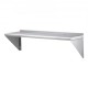 Buy Stainless Steel Wall Shelf 1219 x 356 x 63 mm Floating Shelf with Triangle Bracket Max Load 158kg Wall Shelf for Books Picture Frames Plants Office Bathroom Kitchen