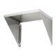 Buy Stainless Steel Wall Shelf 610 x 457 x 63 mm Floating Shelf with Triangle Bracket Max Load 136kg Wall Shelf for Books Picture Frames Plants Office Bathroom Kitchen