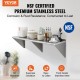 Buy Stainless Steel Wall Shelf 1524 x 457 x 63 mm Floating Shelf with Triangle Bracket Max Load 204kg Wall Shelf for Books Picture Frames Plants Office Bathroom Kitchen