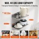 Buy 406x218mm Stainless Steel Shelving Wall Mounted Floating Shelf with Backsplash 20kg Load Heavy Duty for Restaurants, Kitchens, Bars, Homes, Hotels