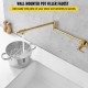 Buy Pot Filler Tap 67cm 360° Swivel Wall Mounted Kitchen Faucet Gold