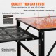 Buy Camping Cooking Table, Portable Folding Cooking Station with Carry Bag, 126 x 46 x 81 cm Aluminum Camping Table for Outdoor Picnics, BBQs, Camping