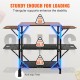 Buy Camping Cooking Table, Portable Folding Cooking Station with Carry Bag, 126 x 46 x 81 cm Aluminum Camping Table for Outdoor Picnics, BBQs, Camping