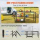 Buy Camping Cooking Table, Portable Folding Cooking Station with Carry Bag, 174 x 50 x 160 cm Aluminum Camping Table for Outdoor Picnics, BBQs, Camping