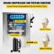 Comprar Máquina de Helados Suave Comercial 2200W 20-28L / 5.3-7.4 Galón/ H Servidor de Helados Suave con Panel LCD de Limpieza Automática para Restaurantes 3 Sabores para Restaurantes Supermercados