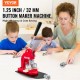 Buy Button Making Machine Diameter 32mm Badge Circle Cutter 29x15.5x48.5cm Iron & Abs Pin Badge Making Machine