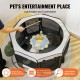 Buy Portable Dog Playpen 1168x584mm Foldable Playpen for Rabbits, Cats and Puppies 600D Oxford Fabric Waterproof Zipper for Indoor and Outdoor Travel Camping