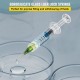 Buy Dosing Syringe with Needle 1ml 100PCS Luer Lock Syringes Borosilicate Glass Material Luer Type Administration Syringe, Precise Graduation Marks, Easy Cleaning and Reusable