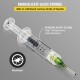 Buy Dosing Syringe with Needle 1ml 100PCS Luer Lock Syringes Borosilicate Glass Material Luer Type Administration Syringe, Precise Graduation Marks, Easy Cleaning and Reusable