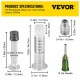 Buy Dosing Syringe with Needle 1ml 100PCS Luer Lock Syringes Borosilicate Glass Material Luer Type Administration Syringe, Precise Graduation Marks, Easy Cleaning and Reusable