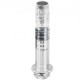 Buy Dosing Syringe with Needle 1ml 100PCS Luer Lock Syringes Borosilicate Glass Material Luer Type Administration Syringe, Precise Graduation Marks, Easy Cleaning and Reusable