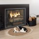 Купити Камінний екран 1 панель Heavy Iron Fireplace Spark Guard 90,6x72 см, окремо стоячий Spark Guard для вітальні, сучасний домашній декор, чорний