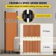 Buy 6 Panel Room Divider Folding Privacy Screen 308 x 36 x 185 cm Privacy Screen Aluminum Alloy Iron Frame for Offices, Hospitals, Restaurants, Orange