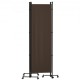 Buy Panels Room Divider Folding Privacy Screen 308 x 36 x 185 cm Privacy Screen Aluminum Alloy Iron Frame for Offices, Hospitals, Restaurants, Brown