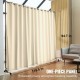 Koop Screen Room Divider 122" x 12" x 90" Polyester Room Divider met mobiele standaard Privacyscherm met wielen voor kantoor, ziekenhuis, slaapkamer, eetkamer, studeerkamer, zwart