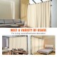 Buy Room Divider 301 x 30 x 240.5 cm Polyester Room Divider with Mobile Stand Privacy Screen with Wheels for Office, Hospital, Bedroom, Dining Room, Study, Black