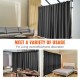 Buy Room Divider 301 x 30 x 240.5 cm Polyester Room Divider with Mobile Stand Privacy Screen with Wheels for Office, Hospital, Bedroom, Dining Room, Study, Light Grey