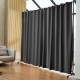 Koop Screen Room Divider 122" x 12" x 90" Polyester Room Divider met mobiele standaard Privacyscherm met wielen voor kantoor, ziekenhuis, slaapkamer, eetkamer, studeerkamer, lichtgrijs