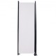 Buy 4 Panel Folding Room Divider Screen with Carbon Steel Frame and Polyester Fabric Privacy Room Divider 224x30x171 cm for Office, Bedroom, Dining Room, Study, White