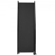 Buy 4 Panel Folding Screen Room Divider with Carbon Steel Frame and Polyester Fabric 224 x 30 x 171 cm Room Divider for Office, Bedroom, Dining Room, Study, Dark Black