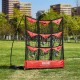 Comprar Red de Entrenamiento de Béisbol de Softbol Pickleball 9 Agujeros Red de Lanzamiento de Béisbol Portátil de 49 x 42 Pulgadas con 1 Bolsa de Transporte Área de Golpe Grande para Lanzar Lanzadores