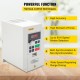 Buy 3kW Variable Frequency Drive 1 or 3 Phase 4HP Frequency Inverter VFD Variable Speed Controller -5~40°C in Machines