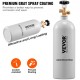 Buy 2.3kg CO2 Tank Aluminum Gas Cylinder with CGA320 Valve Pressure 1800psi Weight 4kg for Beer Filling Pressure Beverage Dispenser Machine Carbonator Machine