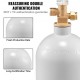 Buy 2.3kg CO2 Tank Aluminum Gas Cylinder with CGA320 Valve Pressure 1800psi Weight 4kg for Beer Filling Pressure Beverage Dispenser Machine Carbonator Machine