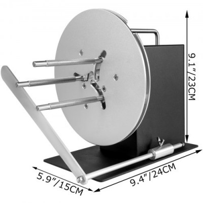 VEVOR  Máquina Rebobinadora de 120mm de Ancho Es Adecuado para Muchas Industrias con Grandes Necesidades de Rebobinado de Etiquetas Automática Rebobinador de Etiquetas R9