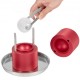 Buy Ice Ball Press 2.4" Aircraft Alloy Ice Ball Press Kit for 60mm Ice Spheres, Ice Press with Tongs and Drip Tray, for Whiskey, Cocktail, Red